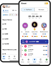 Membersgram Android app download screen showing the app interface for Telegram growth services